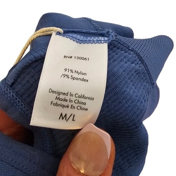 L*Space Work It Bra in True Blue Size M/L - Picture 10 of 13